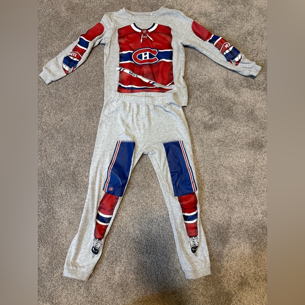 Kids Canadiens Hockey-themed Pyjamas